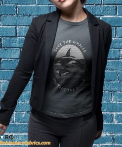 t shirt sport grey save the whale protect the ocean orca killer whales 7xOoI