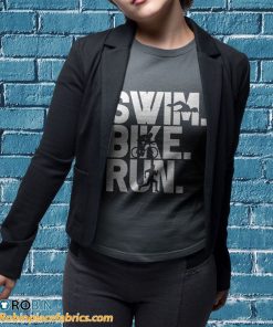t shirt sport grey swim bike run triathlon triathlete athletics TgWVN