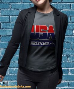t shirt sport grey wrestling 2021 usa team VEi18