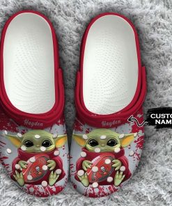 Tampa Bay Buccaneers Baby Yoda Crocs Clog Shoes