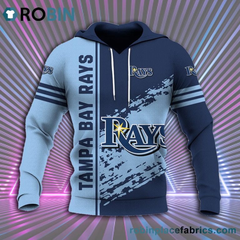 Tampa Bay Rays All Over Print 3D Hoodie Quarter Style – MLB