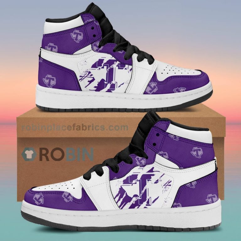 Tarleton State Texans Air Sneakers 1 – Scrath Style NCAA AJ1 Sneakers