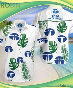 Tata Motors Summer Short Sleeve Button Down Hawaiian Shirt
