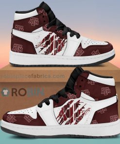 Texas A&M Aggies Air Sneakers 1 – Scrath Style NCAA AJ1 Sneakers
