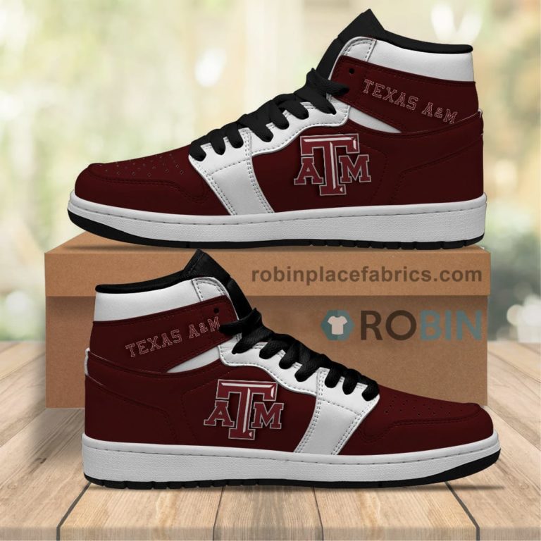 Texas A&M Aggies Sneakers Boots – NCAA Air Jordan 1