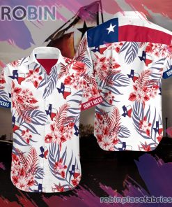 Texas Hawaiian Shirt, Casual Short Sleeve Shirt