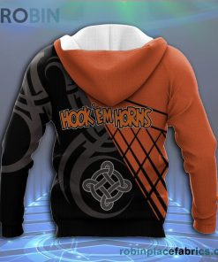 Texas Longhorns All Over Print 3D Hoodie Pattern Celtic – NCAA