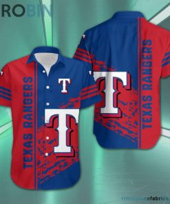 Texas Rangers – MLB Short Sleeve Button Down Hawaiian Shirt
