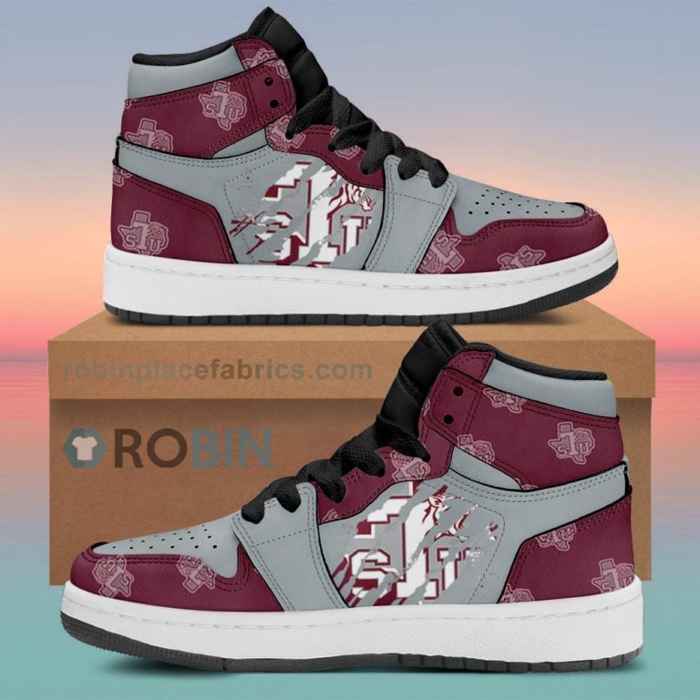 Texas Southern Tigers Air Sneakers 1 – Scrath Style NCAA AJ1 Sneakers