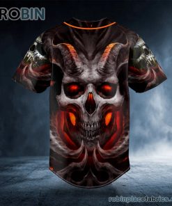 the hollow king corrupter skull custom baseball jersey 409 HbNZe