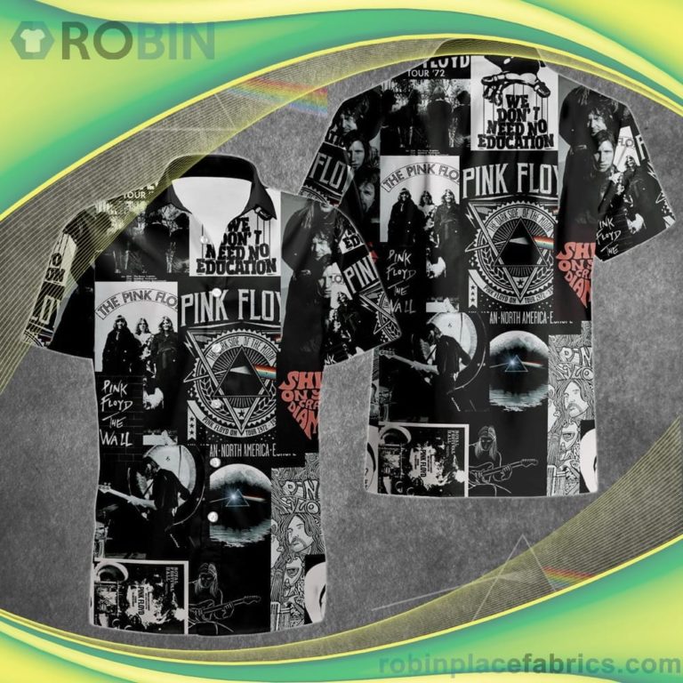 The Pink Floyd The Wall Short Sleeve Button Down Hawaiian Shirt