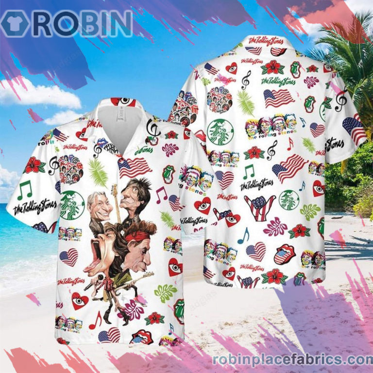 The Rolling Stones Legend Band Hawaiian Shirt, Casual Short Sleeve Shirt