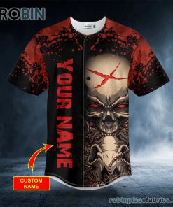 The Wanted Raven Killer Skull Custom Baseball Jersey
