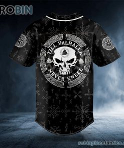 till valhalla never kneel viking personalized baseball jersey 406 okEG8