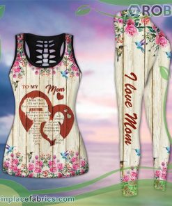 To My Mom- Hummingbirds Tank Top Legging Set