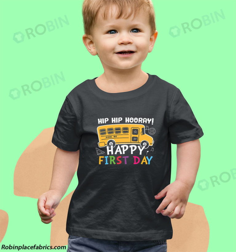 Hip Hip Hooray Happy First Day Back To School First Day Of School T-shirt & Raglan for Kid