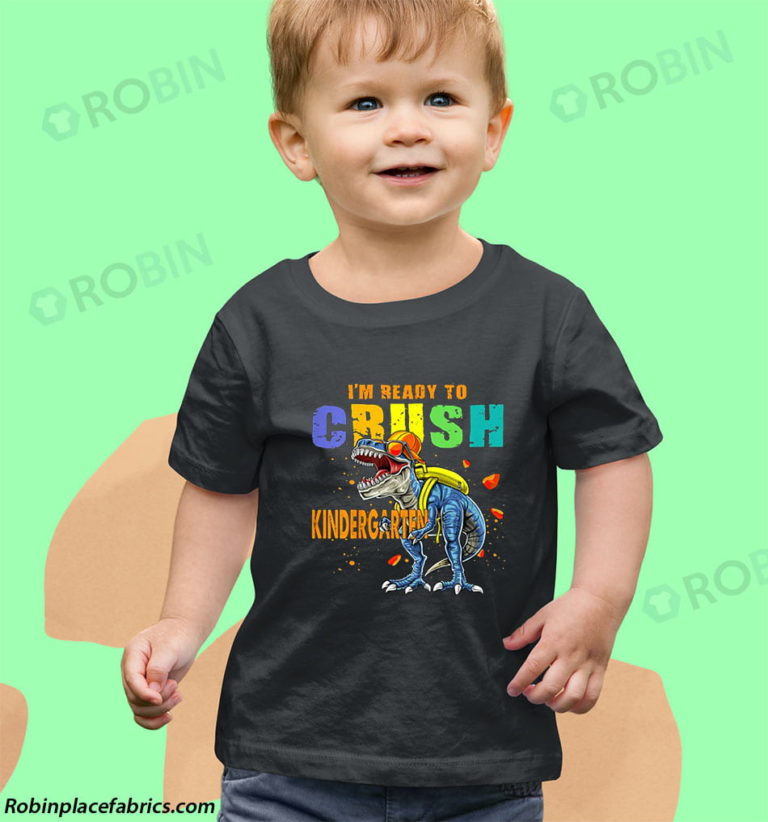 Im Ready To Crush Kindergarten Dinosaur Back To School T-shirt & Raglan for Kid