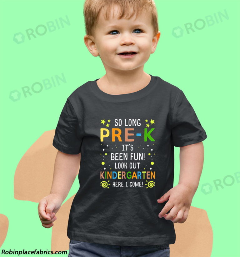 Kids So Long Pre-K Kindergarten Here I Come Graduation T-shirt & Raglan for Kid