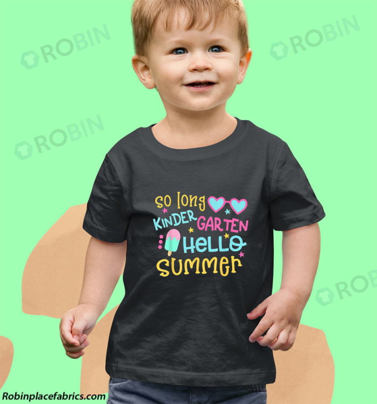 So Long Kindergarten Hello Summer Last Day Of School Grad T-shirt & Raglan for Kid