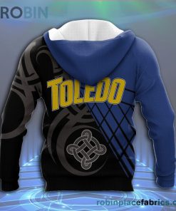 Toledo Rockets All Over Print 3D Hoodie Pattern Celtic – NCAA
