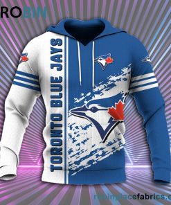 toronto blue jays all over print 3d hoodie quarter style mlb 3 gyzkn