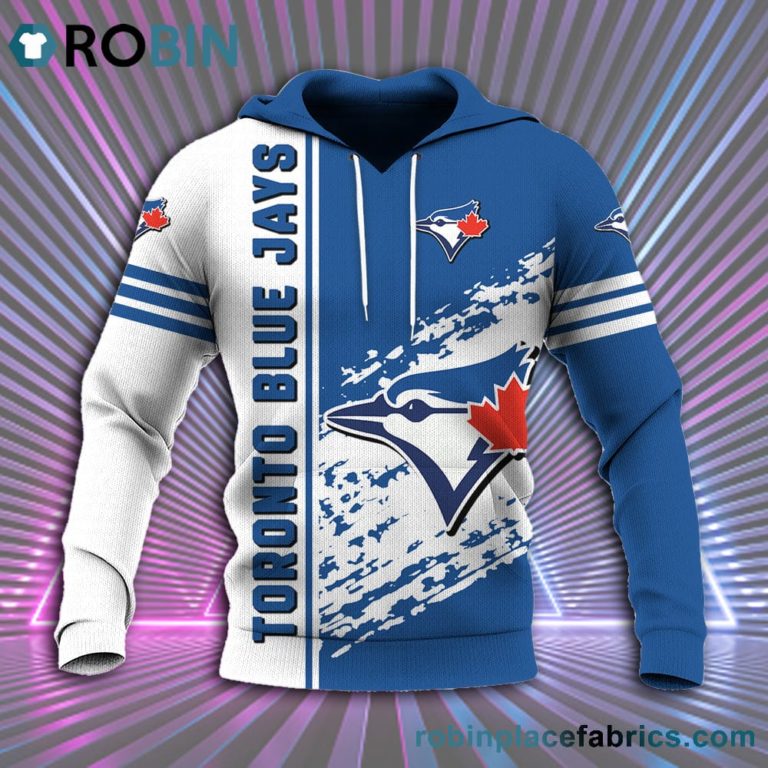 Toronto Blue Jays All Over Print 3D Hoodie Quarter Style – MLB