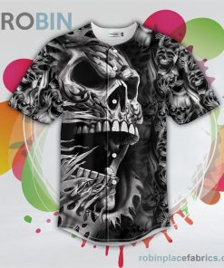 tribal metal breakthrough skull baseball jersey rb672597 VcMM0