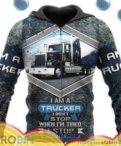 truck all over print aop shirt zip hoodie WOxAb