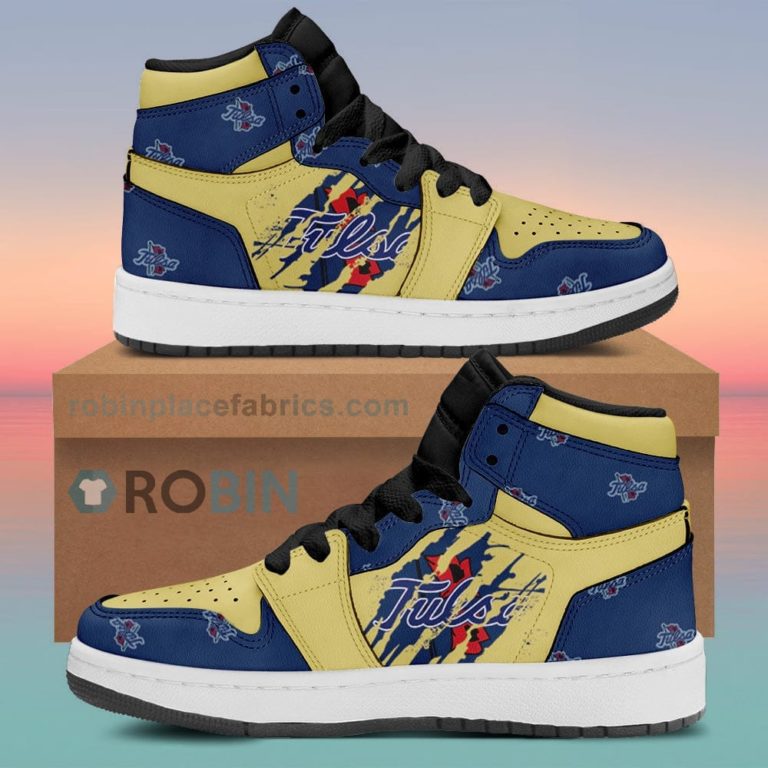Tulsa Golden Hurricane Air Sneakers 1 – Scrath Style NCAA AJ1 Sneakers