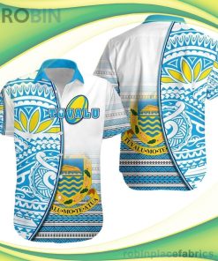 Tuvalu Rugby Short Sleeve Button Down Hawaiian Shirt Tuvalu Rugby Short Sleeve Button Down Hawaiian Shirt
