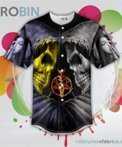 twin grim reaper good n evil skull baseball jersey rb238296 6TPqH