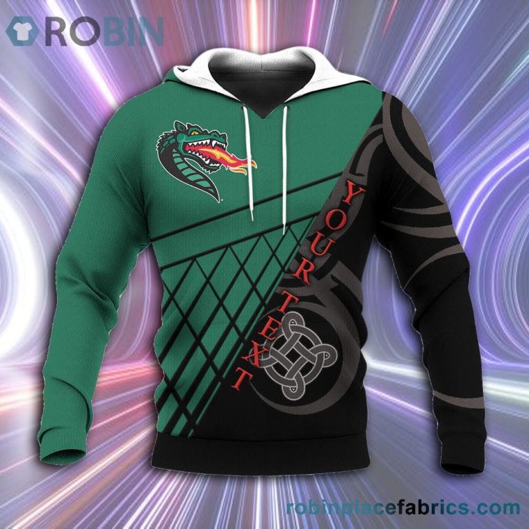 UAB Blazers All Over Print 3D Hoodie Pattern Celtic – NCAA