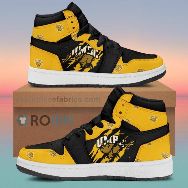 UMBC Retrievers Air Sneakers 1 – Scrath Style NCAA AJ1 Sneakers