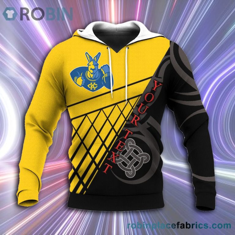 UMKC Kangaroos All Over Print 3D Hoodie Pattern Celtic – NCAA