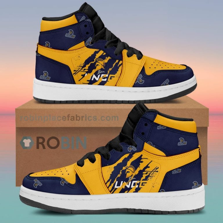 UNC Greensboro Spartans Air Sneakers 1 – Scrath Style NCAA AJ1 Sneakers