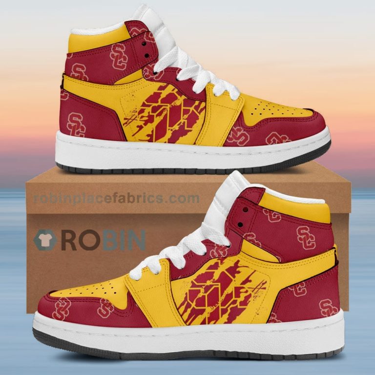 USC Trojans Air Sneakers 1 – Scrath Style NCAA AJ1 Sneakers