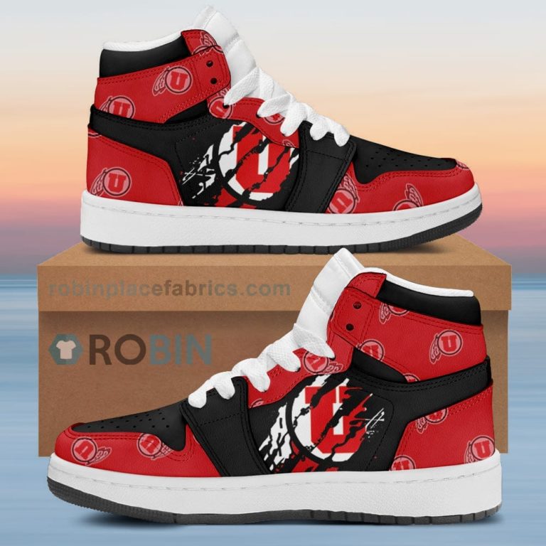 Utah Utes Air Sneakers 1 – Scrath Style NCAA AJ1 Sneakers