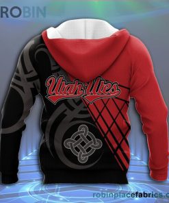 Utah Utes All Over Print 3D Hoodie Pattern Celtic – NCAA