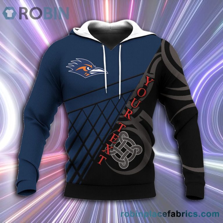 UTSA Roadrunners All Over Print 3D Hoodie Pattern Celtic – NCAA