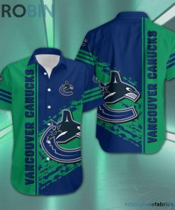 Vancouver Canucks – NHL Short Sleeve Button Down Hawaiian Shirt