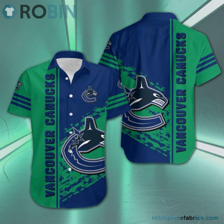 Vancouver Canucks – NHL Short Sleeve Button Down Hawaiian Shirt