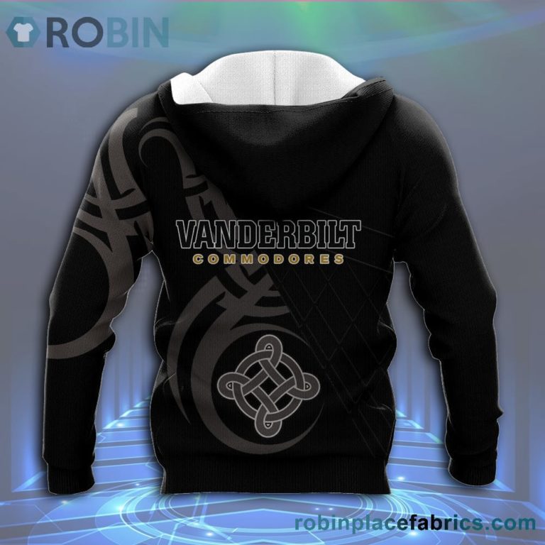 Vanderbilt Commodores All Over Print 3D Hoodie Pattern Celtic – NCAA