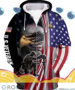 veteran all over print aop shirt zip hoodie ZgvfP
