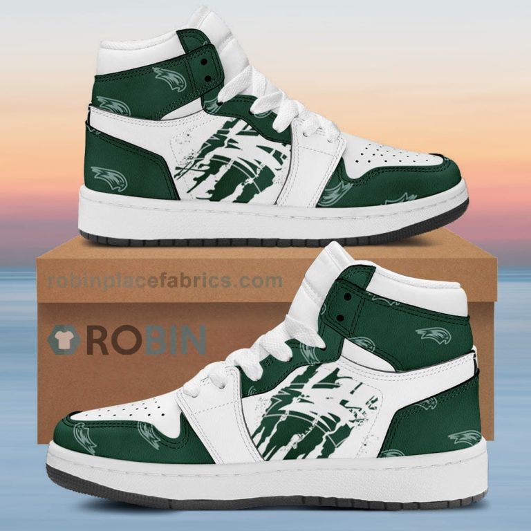 Wagner Seahawks Air Sneakers 1 – Scrath Style NCAA AJ1 Sneakers