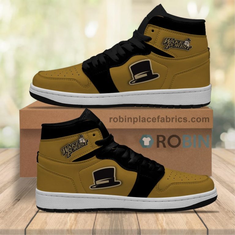 Wake Forest Demon Deacons Sneakers Boots – NCAA Air Jordan 1