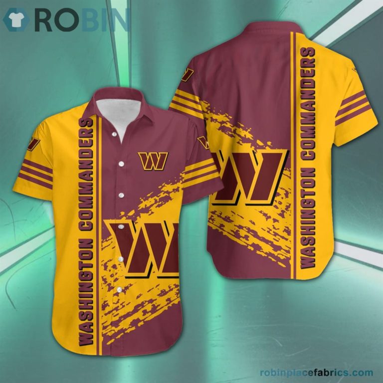 Washington Commanders – NFL Short Sleeve Button Down Hawaiian Shirt