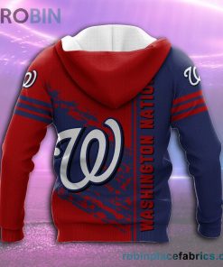 Washington Nationals All Over Print 3D Hoodie Quarter Style – MLB