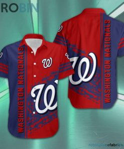 Washington Nationals – MLB Short Sleeve Button Down Hawaiian Shirt