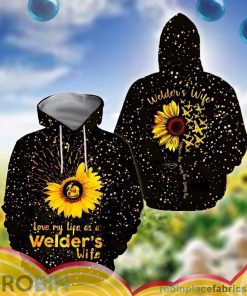 welder wife all over print aop shirt hoodie 8tJgN