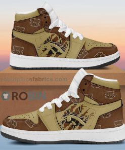 Western Michigan Broncos Air Sneakers 1 – Scrath Style NCAA AJ1 Sneakers